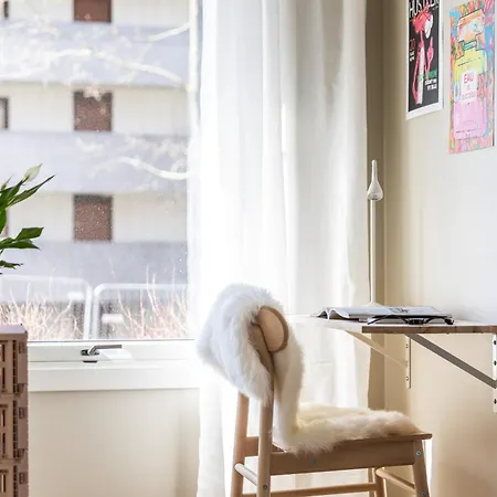 Scandinavian Apartment: Modern Two-bedroom With Terrace Near Storo Storsenter Apartment